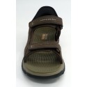 Sandalia hombre marca skechers en color marron