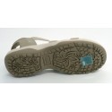 Sandalia mujer marca skechers en color taupe