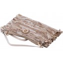 Cartera mujer marca simo sastre en color oro 