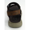Sandalia hombre marca skechers en color marron