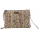 Cartera mujer marca simo sastre en color beige 