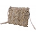 Cartera mujer marca simo sastre en color beige 
