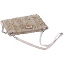 Cartera mujer marca simo sastre en color beige 