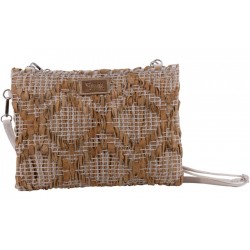 Cartera mujer marca simo sastre en color cuero 