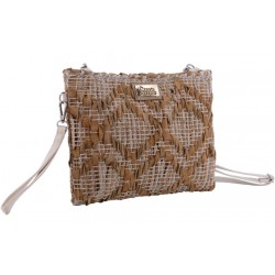 Cartera mujer marca simo sastre en color cuero 