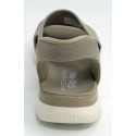 Sandalia mujer marca skechers en color taupe