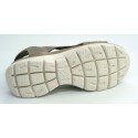 Sandalia mujer marca skechers en color taupe
