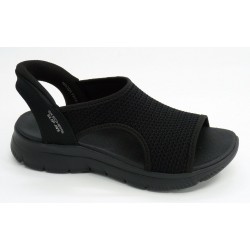 Sandalia mujer marca skechers en color negro