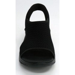 Sandalia mujer marca skechers en color negro