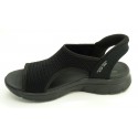 Sandalia mujer marca skechers en color negro