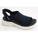 Sandalia mujer marca skechers en color marino