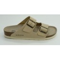 Sandalia mujer marca genuinsen color beige