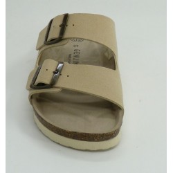 Sandalia mujer marca genuinsen color beige