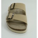 Sandalia mujer marca genuinsen color beige