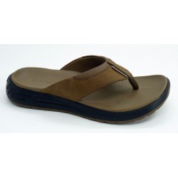 Sandalia hombre marca skechers en color marron