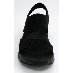 Sandalia mujer marca skechers en color negro