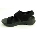 Sandalia mujer marca skechers en color negro