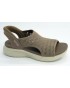 Sandalia mujer marca skechers en color beige