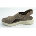 Sandalia mujer marca skechers en color beige
