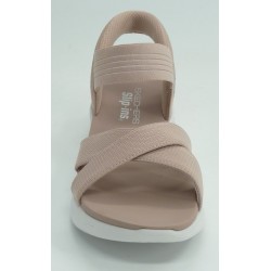 Sandalia mujer marca skechers en color rosa
