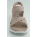 Sandalia mujer marca skechers en color rosa