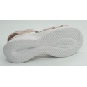 Sandalia mujer marca skechers en color rosa