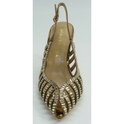 Sandalia mujer marca alma en pena en color bronce