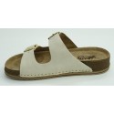 Sandalia mujer marca walk & fly en color blanco