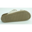 Sandalia mujer marca walk & fly en color blanco