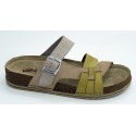 Sandalia mujer marca walk & fly en color beige