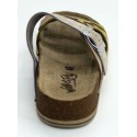 Sandalia mujer marca walk & fly en color beige