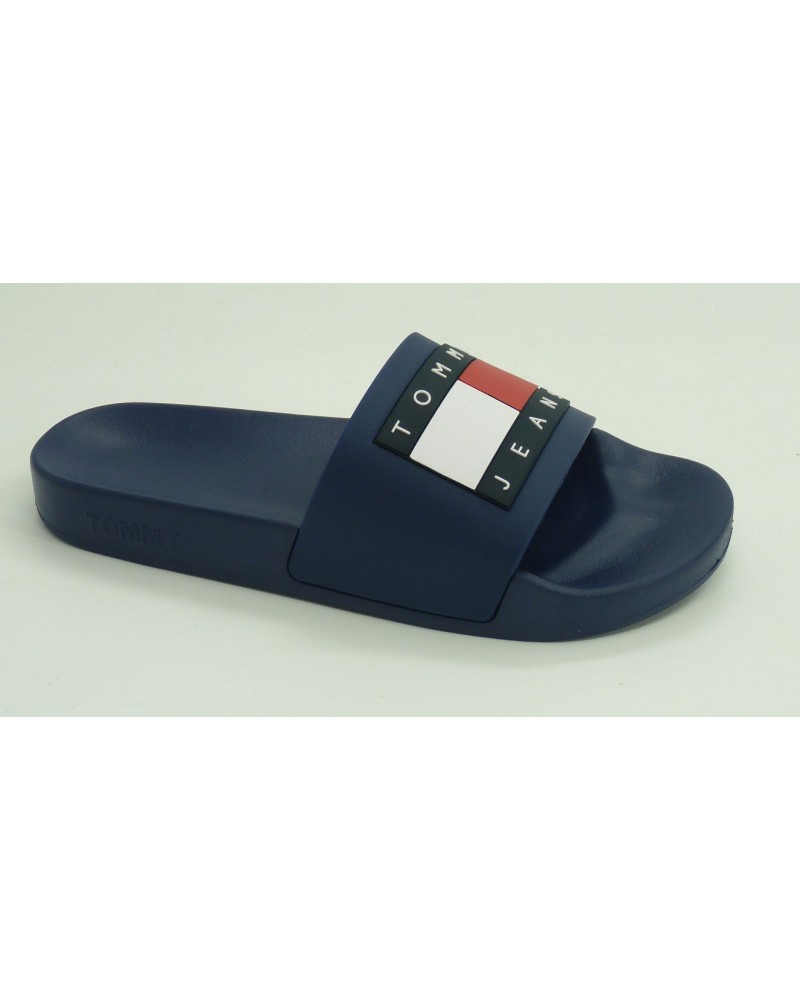 Sandalia mujer marca tommy hilfiger en color marino