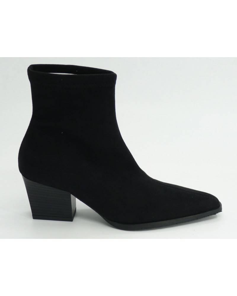 Botín mujer marca miss elastic en color negro