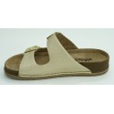 Sandalia mujer marca walk & fly en color oro