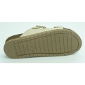 Sandalia mujer marca walk & fly en color oro