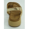 Sandalia mujer marca inuovo en color oro