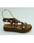 Sandalia mujer marca inuovo en color marron