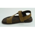 Sandalia mujer marca inuovo en color taupe