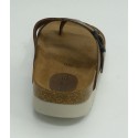 Sandalia mujer marca montiel in en color taupe