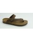 Sandalia hombre marca montiel in en color taupe