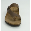 Sandalia hombre marca montiel in en color taupe