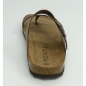 Sandalia hombre marca montiel in en color taupe