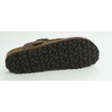 Sandalia hombre marca montiel in en color taupe