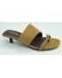 Sandalia mujer marca top 3 en color cuero