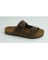Sandalia hombre marca montiel in en color taupe