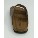 Sandalia hombre marca montiel in en color taupe