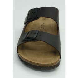Sandalia hombre marca montiel in en color marron