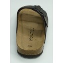 Sandalia hombre marca montiel in en color marron