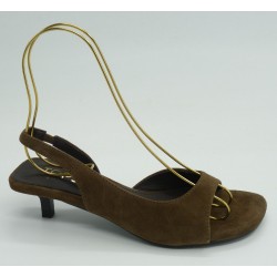 Sandalia mujer marca top 3 en color marron
