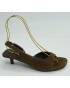 Sandalia mujer marca top 3 en color marron